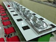 La forma del equipo de olla caliente giratoria es muy diferente.