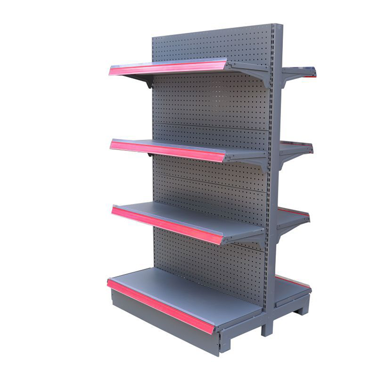 Warehouse heavy-duty floor-to-ceiling shelves