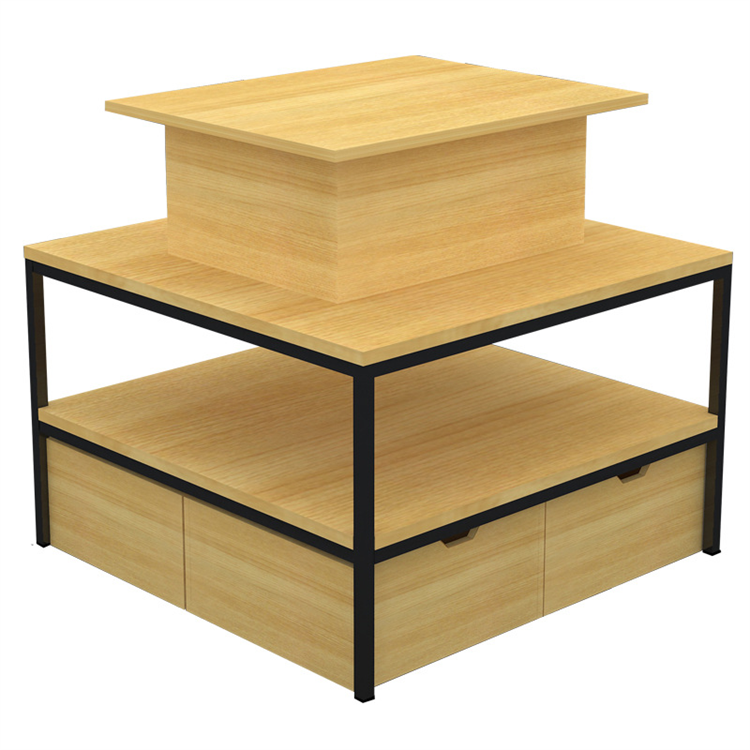 Makeup table stacker